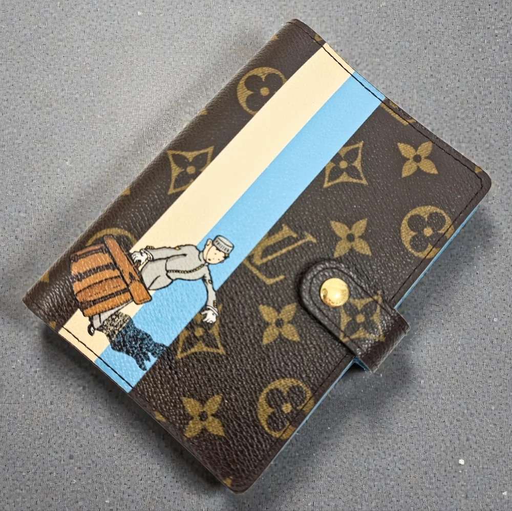 Louis Vuitton Limited Edition Monogram Groom Agenda PM Blue - Picture 5 of 8